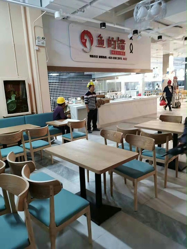 连锁店快餐厅桌椅