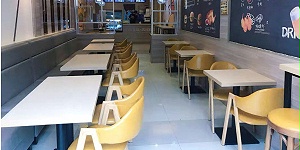 炸鸡店时尚餐桌椅