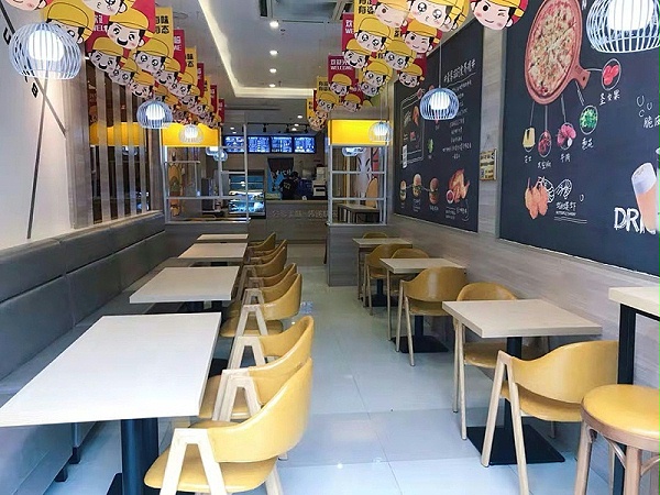 炸鸡店时尚餐桌椅