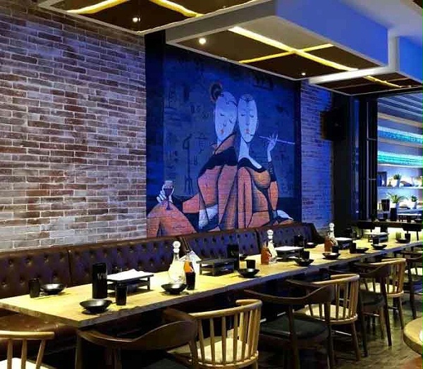 烧烤店餐桌椅