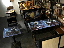 复古铁艺甜品店奶茶店桌椅,西餐咖啡厅网咖酒吧,主题餐饮卡座沙发