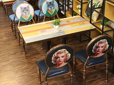 奶茶店桌椅