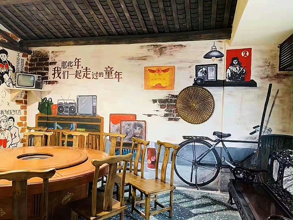 时尚餐厅桌椅订做