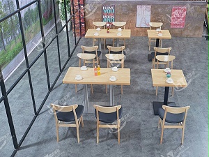 西式餐厅餐桌椅