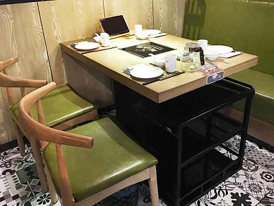 火锅桌椅组合