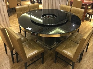大理石火锅桌