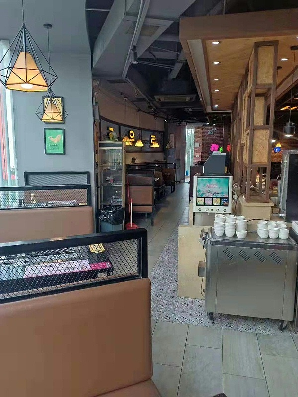 韩式烧烤火锅一体桌