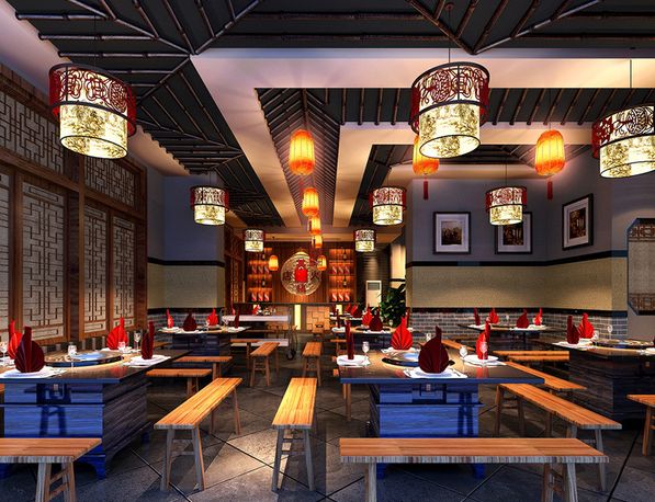 火锅店桌椅