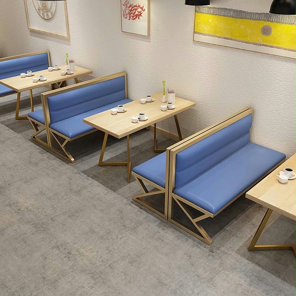 休闲铁艺卡座沙发