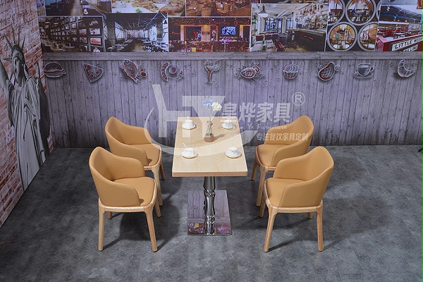 白蜡木八角餐桌椅组合