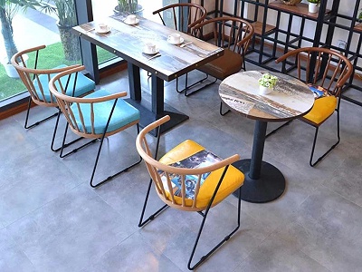主题餐厅餐桌椅组合