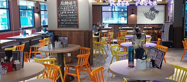 小吃店桌椅
