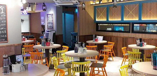 小吃店桌椅