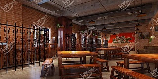 火锅店餐桌椅